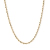 Thumbnail Image 0 of 021 Gauge Diamond-Cut Rope Chain Necklace in 14K Hollow Gold - 20"