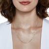 Thumbnail Image 2 of 021 Gauge Diamond-Cut Rope Chain Necklace in 14K Hollow Gold - 20"
