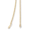 Thumbnail Image 3 of 14K Hollow Gold Diamond-Cut Rope Chain - 22"