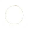 Thumbnail Image 2 of 10K Solid Gold Bead Station Anklet