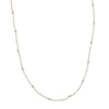 Thumbnail Image 0 of Bead Station Necklace in 10K Gold - 36"