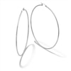 Thumbnail Image 1 of 80mm Hoop Earrings in Hollow Sterling Silver