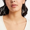 Thumbnail Image 2 of 80mm Hoop Earrings in Hollow Sterling Silver