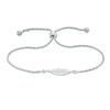 Thumbnail Image 1 of Made in Italy Feather Beaded Bolo Bracelet in Sterling Silver - 9"