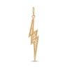 Thumbnail Image 0 of Diamond-Cut Lightning Bolt Necklace Charm in 10K Semi-Solid Gold