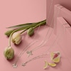 Thumbnail Image 2 of Diamond-Cut Lightning Bolt Necklace Charm in 10K Semi-Solid Gold