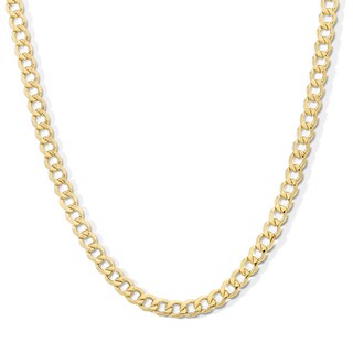 10K Hollow Gold Curb Chain