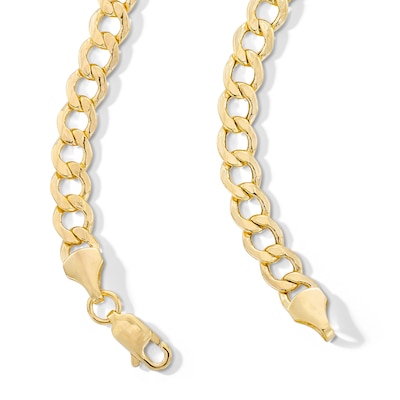 10K Hollow Gold Curb Chain