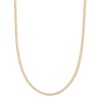 Thumbnail Image 0 of 10K Hollow Gold Beveled Curb Chain - 22"