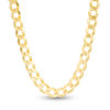 Thumbnail Image 1 of 160 Gauge Diamond-Cut Curb Chain Necklace in 10K Gold - 26"