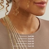 Thumbnail Image 1 of 160 Gauge Diamond-Cut Curb Chain Necklace in 10K Gold - 26"