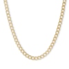 Thumbnail Image 0 of 10K Hollow Gold Beveled Curb Chain - 20"