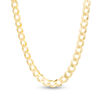Thumbnail Image 1 of 160 Gauge Diamond-Cut Curb Chain Necklace in 10K Gold - 22"