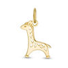 Thumbnail Image 1 of Baby Giraffe with Cut-Out Spots Necklace Charm in 10K Gold