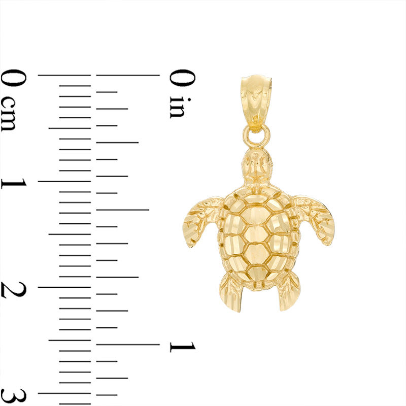 Gold sea hotsell turtle charm