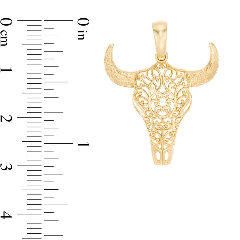 Bull Head Skull Pendant Necklace Stainless Steel Western Cowboy | eBay