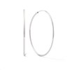 Thumbnail Image 1 of 40mm Endless Hoop Earrings in Hollow Sterling Silver