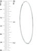 Thumbnail Image 1 of 60mm Endless Hoop Earrings in Sterling Silver