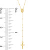 Thumbnail Image 1 of 1.8mm Rosary Bead Necklace in 10K Gold - 26"