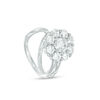 3mm Cubic Zirconia Frame Ear Cuff in Sterling Silver