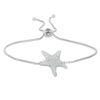 Thumbnail Image 1 of Cubic Zirconia Starfish Bolo Bracelet in Sterling Silver - 10"