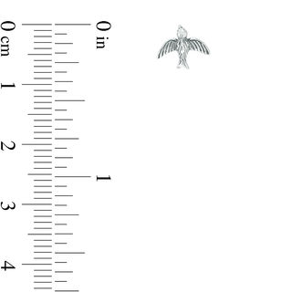 Oxidized Sparrow Stud Earrings in Sterling Silver