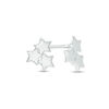 Thumbnail Image 1 of Star Trio Stud Earrings in Sterling Silver