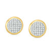 Thumbnail Image 1 of 1/6 CT. T.W. Composite Diamond Stud Earrings in 10K Gold