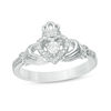 Thumbnail Image 0 of Diamond Accent Claddagh Ring in Sterling Silver