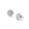 Thumbnail Image 0 of 1/5 CT. T.W. Diamond Layered Circle Stud Earrings in Sterling Silver