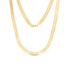 Thumbnail Image 1 of 035 Gauge Herringbone Chain Necklace in 10K Gold - 22"