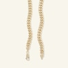 Thumbnail Image 1 of Made in Italy 7.4mm Cuban Curb Chain Necklace in 10K Semi-Solid Gold - 24"