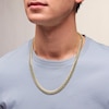 Thumbnail Image 2 of Made in Italy 7.4mm Cuban Curb Chain Necklace in 10K Semi-Solid Gold - 24"