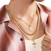 Thumbnail Image 3 of Made in Italy 7.4mm Cuban Curb Chain Necklace in 10K Semi-Solid Gold - 24"