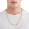Thumbnail Image 5 of Made in Italy 7.4mm Cuban Curb Chain Necklace in 10K Semi-Solid Gold - 24"