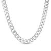 Thumbnail Image 1 of 250 Gauge Cuban Curb Chain Necklace in Sterling Silver - 24"