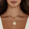 Thumbnail Image 3 of Saint Christopher Medallion Necklace Charm in 10K Two-Tone Gold