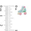 Thumbnail Image 2 of Child's Multi-Color Roller Skate Stud Earrings in Sterling Silver