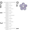 Thumbnail Image 2 of Child's Cubic Zirconia and Purple Enamel Flower Stud Earrings in Sterling Silver