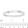 Child's Adjustable Diamond-Cut Bangle in Sterling Silver - 5.5"