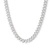Thumbnail Image 1 of Made in Italy 140 Gauge Curb Chain Necklace in Solid Sterling Silver - 22"