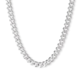 Made in Italy 140 Gauge Curb Chain Necklace in Solid Sterling Silver - 22&quot;