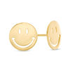 Thumbnail Image 1 of Smiley Face Cut-Out Stud Earrings in 10K Gold