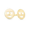 Thumbnail Image 1 of Child's Cut-Out Love-Eyes Smiley Face Stud Earrings in 10K Gold