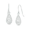 Thumbnail Image 1 of Filigree Teardrop Earrings in Sterling Silver