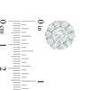 Thumbnail Image 2 of 7mm Cubic Zirconia Frame Stud Earrings in Sterling Silver