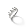 Thumbnail Image 1 of Cubic Zirconia Crown Ring in Solid Sterling Silver - Size 7