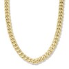 10K Semi-Solid Gold Cuban Curb Chain - 24"