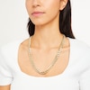Thumbnail Image 2 of Made in Italy 11mm Cuban Curb Chain Necklace in 10K Semi-Solid Gold - 24"