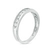 1/4 CT. T.W. Diamond Wedding Ensemble in Sterling Silver - Size 7 and 10.5